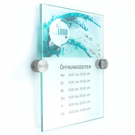 Türschild VITRUM P Glasschild